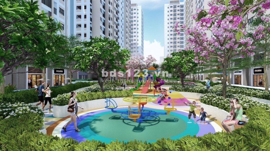 Bán 2 suất nội bộ chiết khấu 4%, căn 2PN liền kề aeon mall Bình Dương