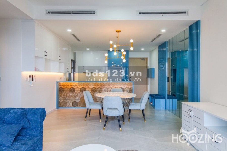 Cho thuê 3PN PALM HEIGHTS View hồ bơi đẹp lung linh, mát mẻ, 105m2 full nội thất 18 triệu/th