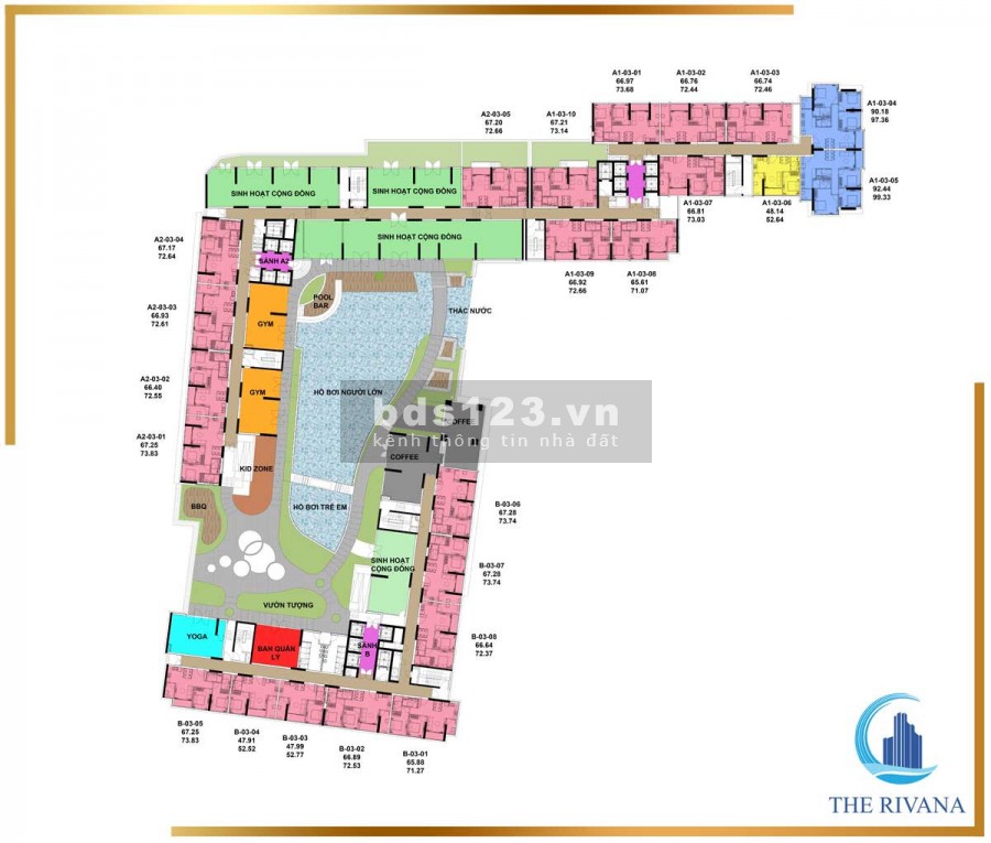 Căn góc 3 PN 99m2, view cực đẹp, thiết kế thông minh, bàn giao cao cấp MT QL 13 Thủ Đức