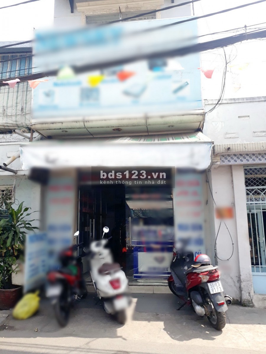 Cho thuê nhà (nở hậu/1lầu/ST) mặt tiền đường Ba Đình P9 Q8