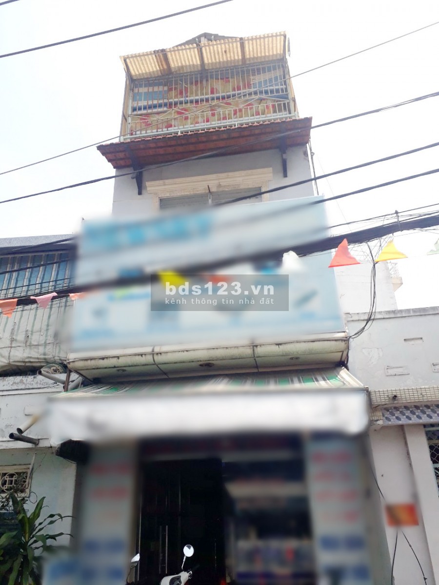 Cho thuê nhà (nở hậu/1lầu/ST) mặt tiền đường Ba Đình P9 Q8