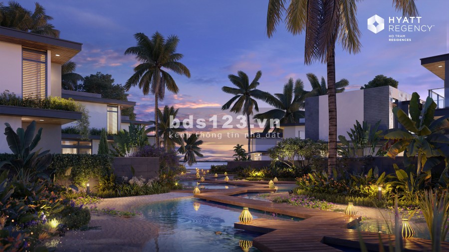 Căn biệt thự mặt tiền biển duy nhất suất ngọai giao CĐT dự án Hyatt Regency Hồ TRàm full nội thất 5*. PKD 0912357447