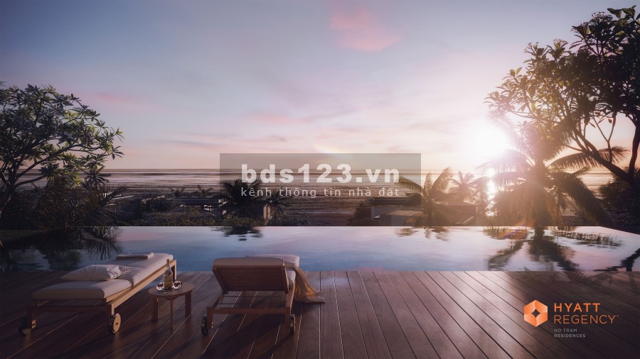 Căn biệt thự mặt tiền biển duy nhất suất ngọai giao CĐT dự án Hyatt Regency Hồ TRàm full nội thất 5*. PKD 0912357447