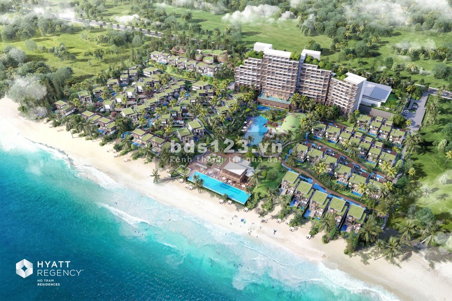 Căn biệt thự mặt tiền biển duy nhất suất ngọai giao CĐT dự án Hyatt Regency Hồ TRàm full nội thất 5*. PKD 0912357447