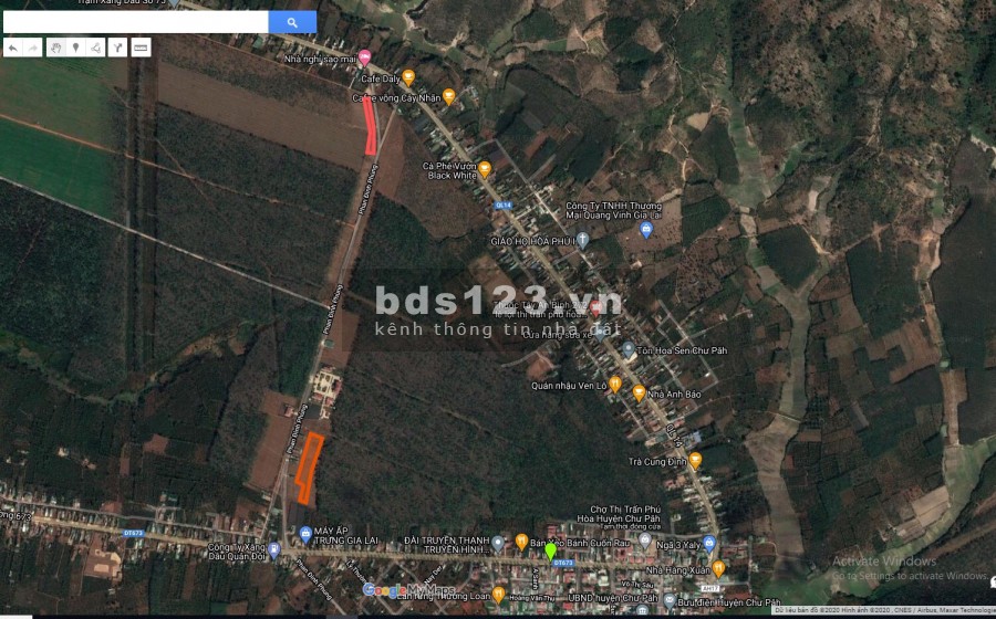 Đất Chư Pah giá tốt 3.3tr/m2 ngay thị trấn Phú Hòa Gia Lai