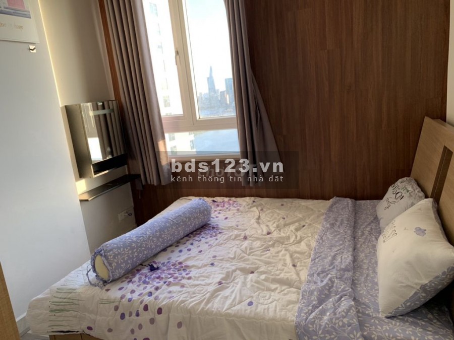 Cần cho thuê căn hộ 2 PN, dtsd 75m2, cc Riverside 90, tầng cao, có sẵn nội thất, giá 13 triệu/tháng