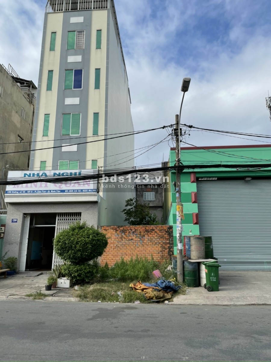 Bán đất đường số 55 khu tên lửa phường tân tạo quận Bình Tân