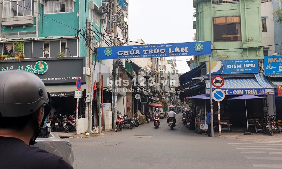 Cho thuê gấp nhà hẻm 16/ Nguyễn Thiện Thuật Quận 3. Nhà 1 trệt 3 lầu ST, tiện làm văn phòng, kinh doanh
