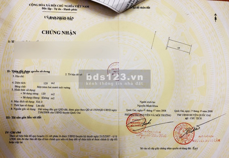Đất giá rẻ nằm trên đường mặt đường Liên Xã
