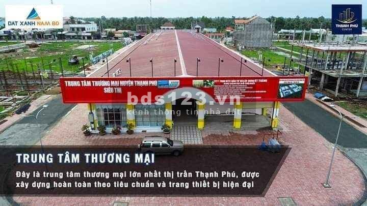 Bán đất mặt tiền chợ thị trấn Thạnh Phú-Gía gốc CĐT