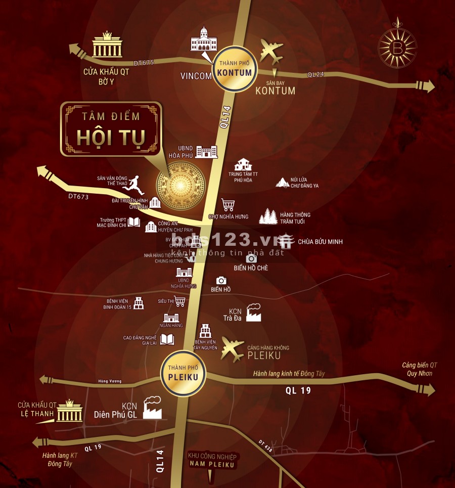 Đất Nền Gia Lai - Đất Nền Đô Thị Chư Păh Gía chỉ từ 499tr/lô