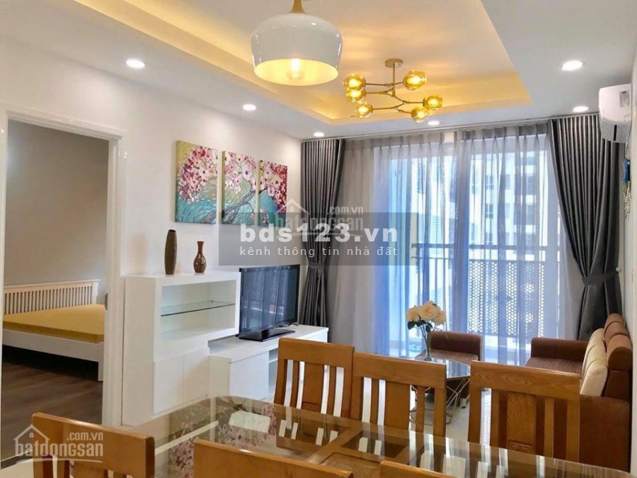 Trống căn hộ rộng 75m2, 2 PN, cần cho thuê giá 11 triệu/tháng, cc Sài Gòn Mia, tầng cao, yên tĩnh