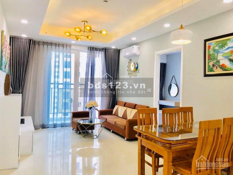 Trống căn hộ rộng 75m2, 2 PN, cần cho thuê giá 11 triệu/tháng, cc Sài Gòn Mia, tầng cao, yên tĩnh