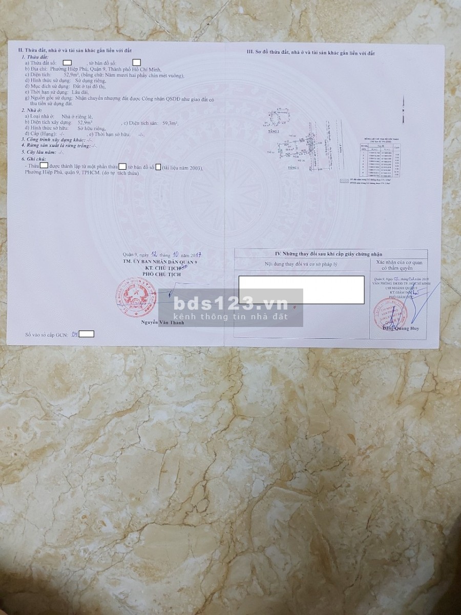Bán Nhà MT Khổng Tử - khu dân cư kiến thiết Quận 9