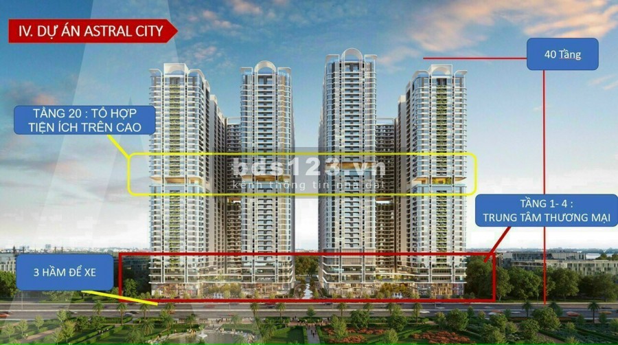 Căn hộ cao cấp Astral City 55m2 2PN, nội thất Rita Võ. TT cực hot chỉ 1%