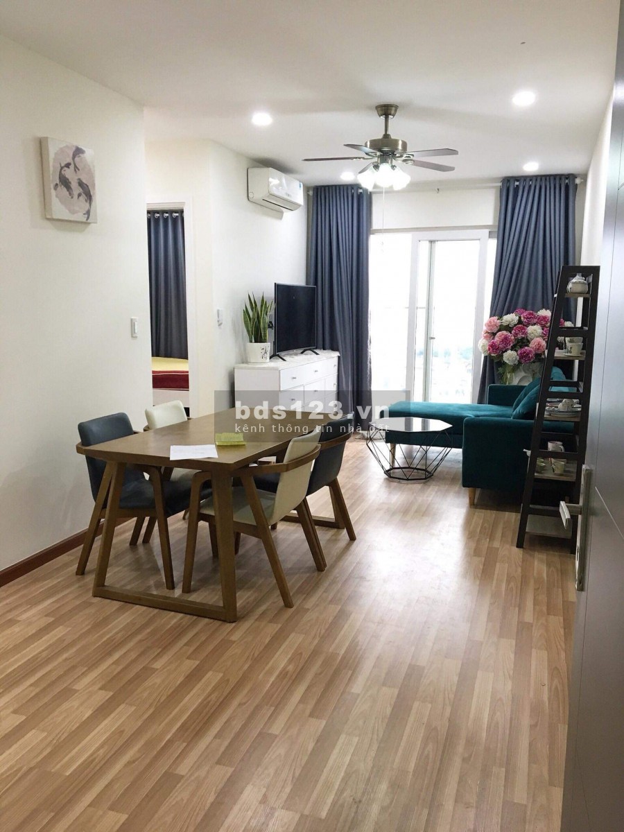 Cho thuê CHCC 2 phòng ngủ Diamond Riverside block a, nội thất đầy đủ