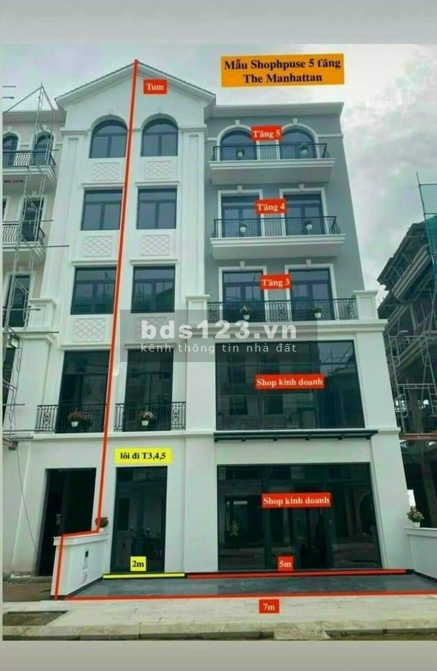 Shophouse Biệt Thự The Mahattan Clory gần bến du thuyền