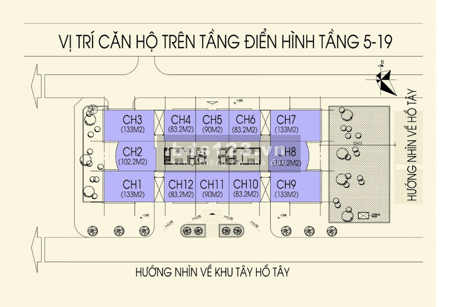 Bán căn số 06, tầng trung, tòa N03T5, khu Ngoại giao đoàn