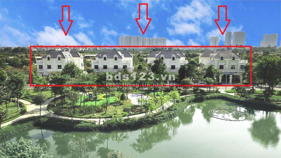 HIẾM, BÁN BIỆT THỰ SONG LẬP AN LẠC SYMPHONY 228M2, MẶT HỒ, VIEW CÔNG VIÊN, BÀN GIAO T9/21
