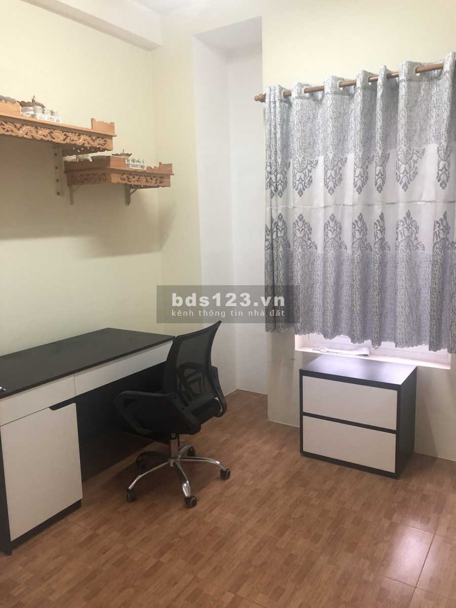 Cho thuê nhà 4x12m, 1 Trệt, 2L, 1ST, 2PN, 1PLV, 4WC, Hẻm xe hơi, Full nội thất, Camera an ninh