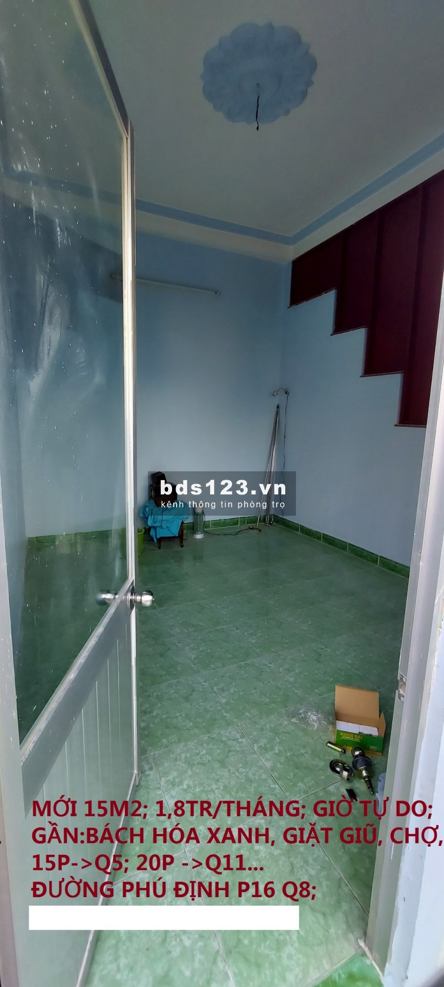 Phòng cho thuê đường Phú Định Quận 8