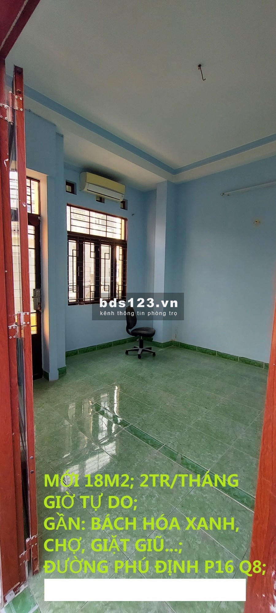 Phòng cho thuê đường Phú Định Quận 8