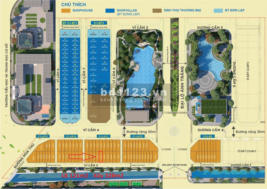 SIÊU ĐỘC, LIỀN KỀ AN LẠC SYMPHONY 121M, MẶT HỒ, VIEW CÔNG VIÊN, 2 NĂM LS 0% CHỈ TỪ 4 TỶ