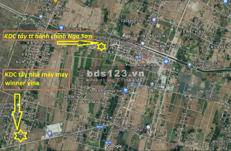 Bán 100m2 đất . KDC tây nhà máy may winner vina