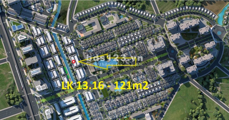 SIÊU ĐỘC, LIỀN KỀ AN LẠC SYMPHONY 121M, MẶT HỒ, VIEW CÔNG VIÊN, 2 NĂM LS 0% CHỈ TỪ 4 TỶ