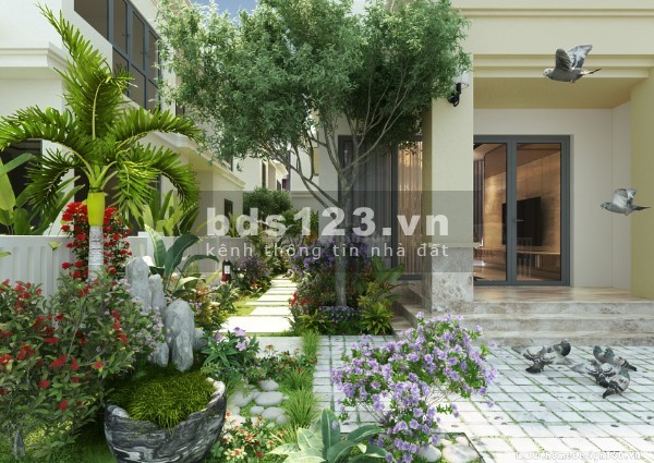 Biệt thự diện tích 8.5 x 15 , cách chợ Bình Chánh chỉ 1km