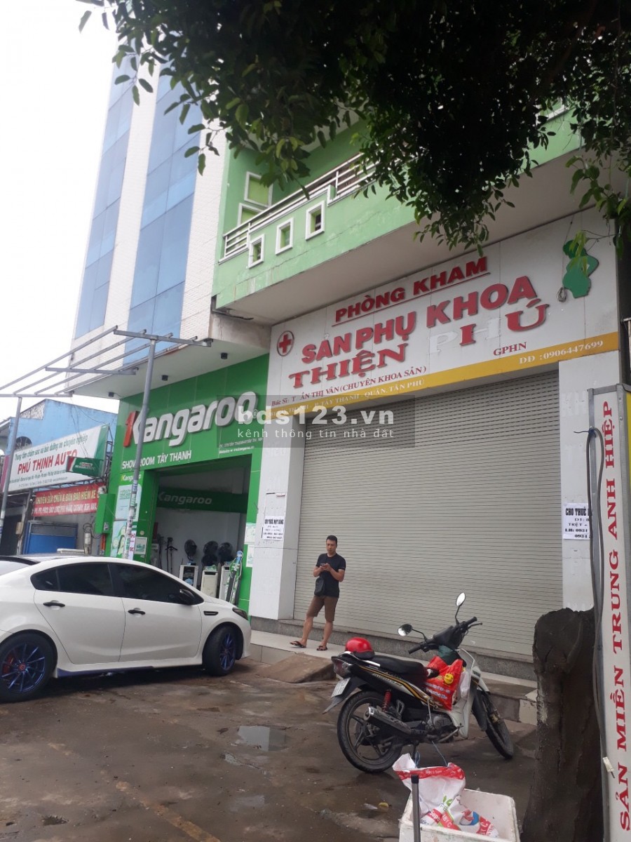 MẶT BẰNG MẶT TIỀN ĐẸP: 8x17m trệt + lầu 8x15, mặt tiền đường lớn Tây Thạnh