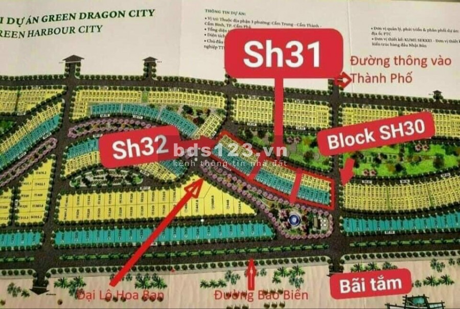 Bán đất nền dự án có sổ đỏ Green Dragon City Cẩm Phả