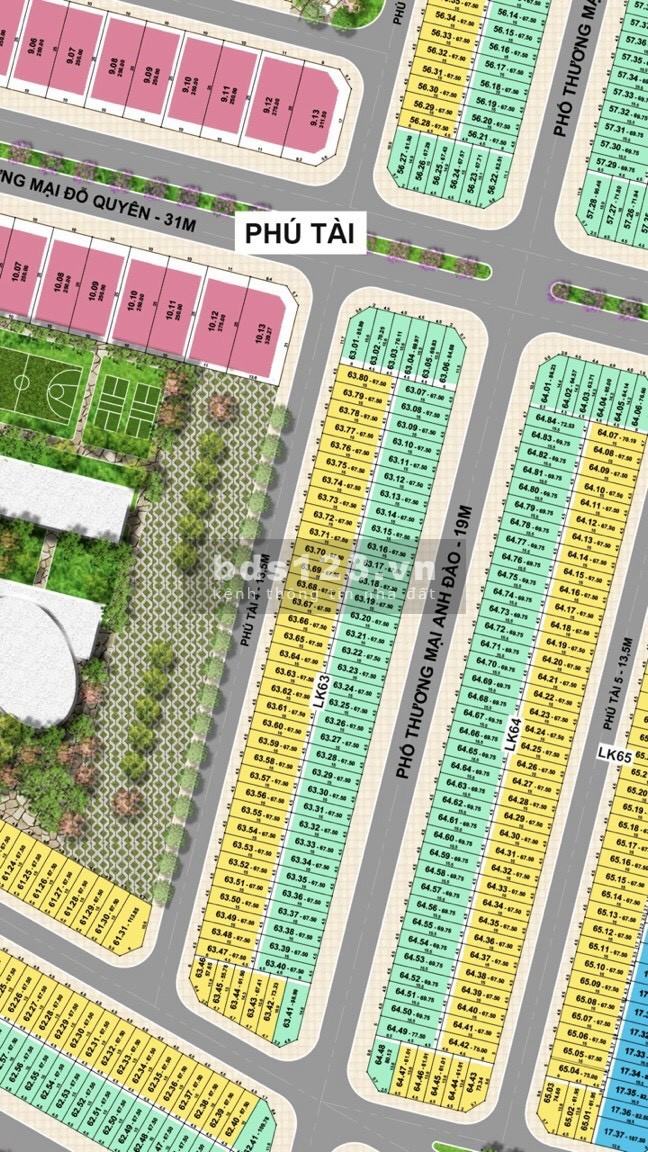 Bán lô đất đường 19m, KĐT Tân Phú Hưng, 67.5m2, mt 4.5m, vỉa hè 5m, giá rẻ
