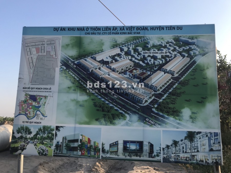 Bán đất nền dự án Liên Ấp, Việt Đoàn, Tiên Du, Bắc Ninh