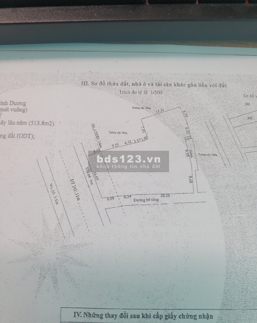Cho thuê mặt bằng gần trường học, chợ khu đông dân cư Lái Thiêu, Thuận An (Đường DT745)