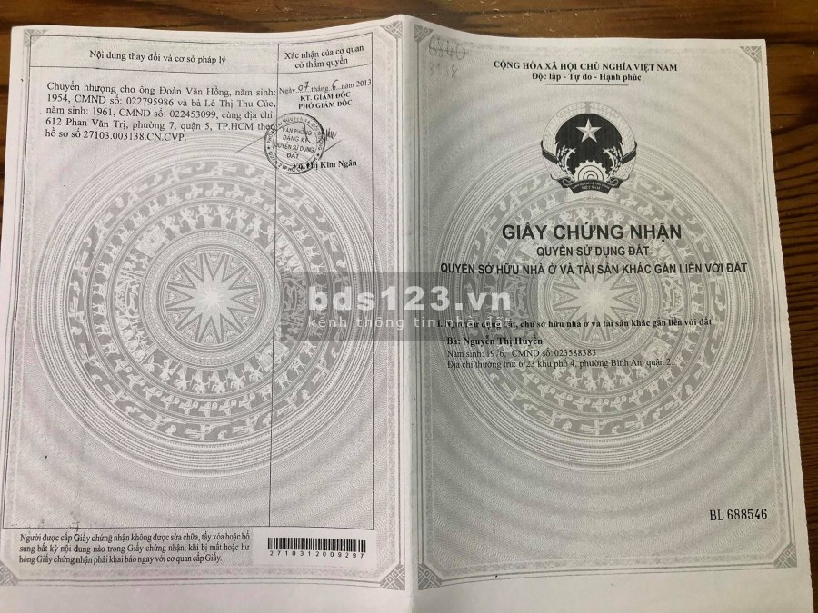 Bán nhà mặt tiền Lương Định Của đường rộng 30m