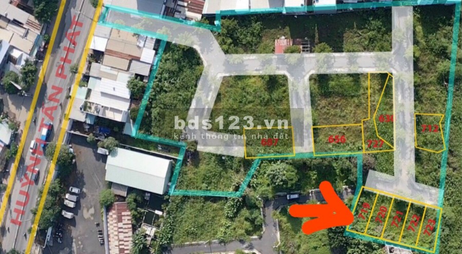 Bán đất Nhà Bè giá rẻ gấp mặt tiền