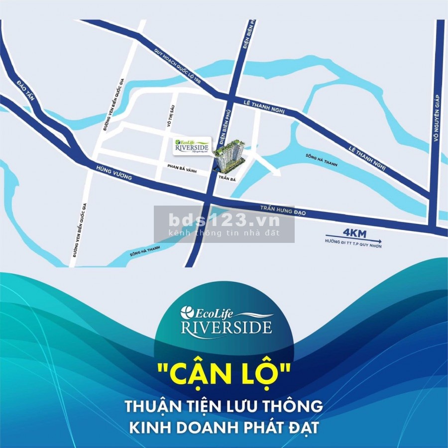 EcolifeRiverside Quy Nhơn – Tổ ấm hoàn mỹ bên sông Hà Thanh