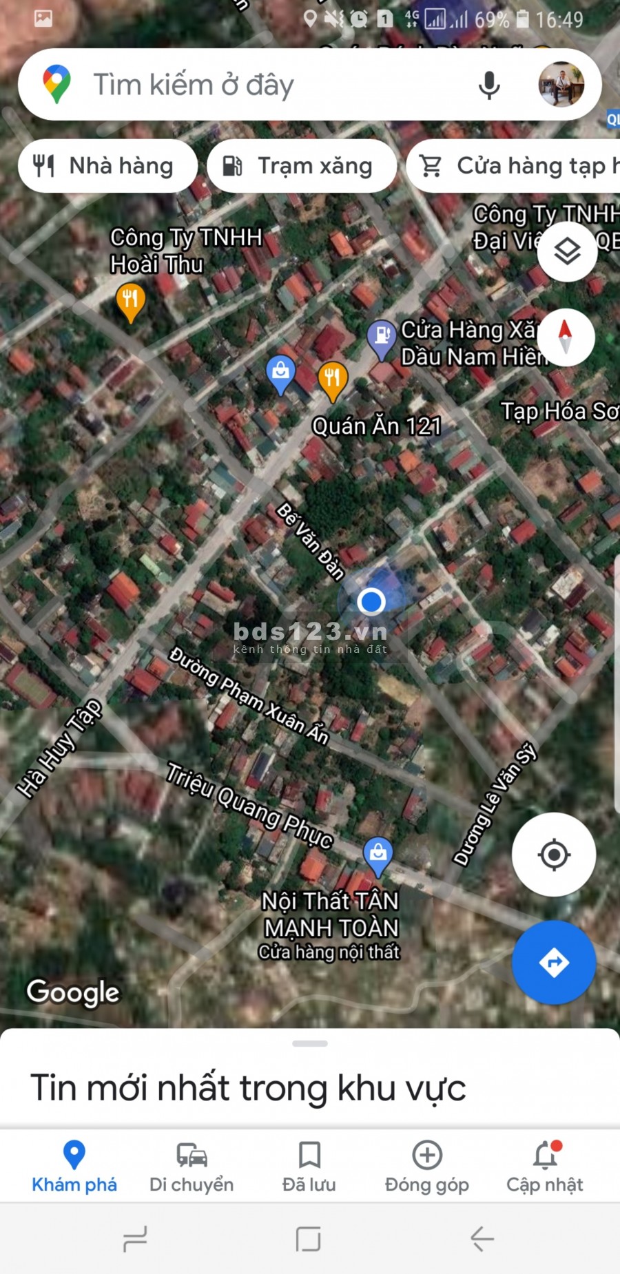 Bán đất mặt tiền Bế Văn Đàn - Nam Lý, sát Hà Huy Tập. 6 x 22m, giá tốt để đầu tư