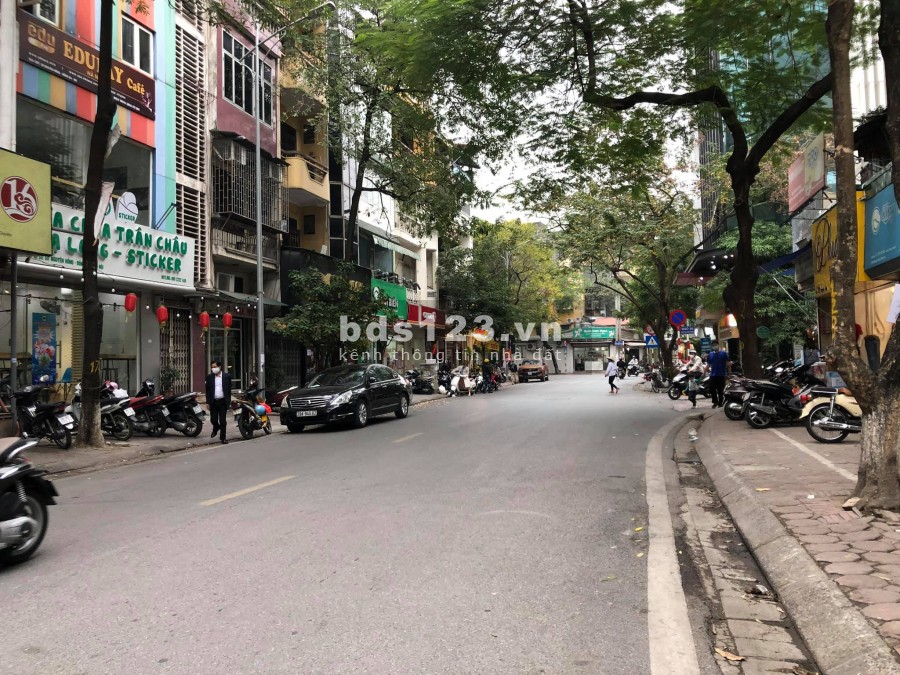 Bán nhà mặt phố Nguyên Hồng Láng Hạ Đống Đa 35.5 tỷ 8 tầng mặt tiền 8.1m 85m2. LH 0988.276.858