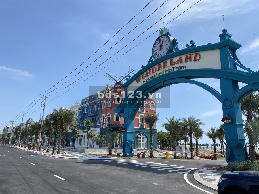 Duy nhất 1 căn shophouse mặt tiền biển dự án Wonderland - Novaworld Hồ Tràm