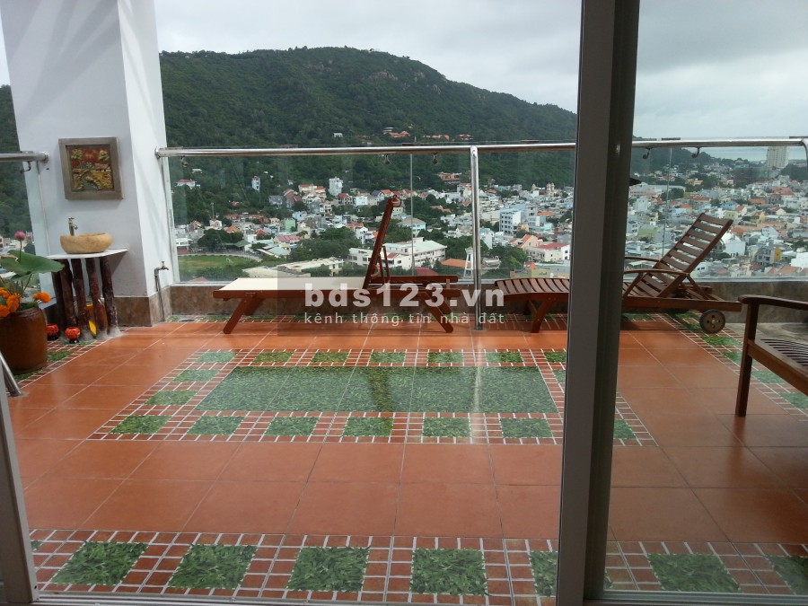 cho thuê căn hộ Penthouse 192m2 trung tâm thành phố Vũng Tàu