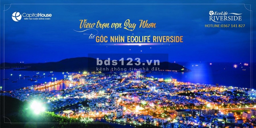 Căn hộ EcoLife Riverside căn hộ xanh giữa trung tâm TP biển Quy Nhơn chỉ 19tr/m2