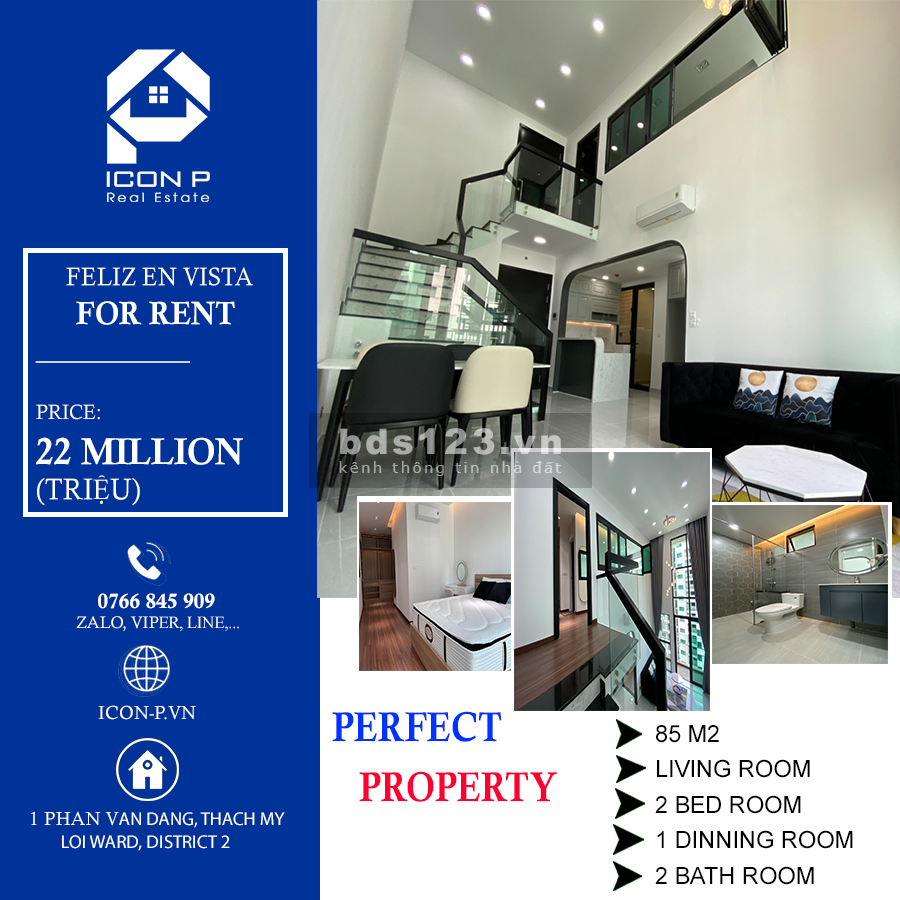 Lựa chọn an cư với top 5 căn cho thuê đẹp nhất Feliz - 1PN - 2PN - 3PN - 4PN