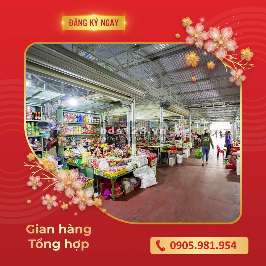 san nhượng kiot chợ đầu mối điện ngọc