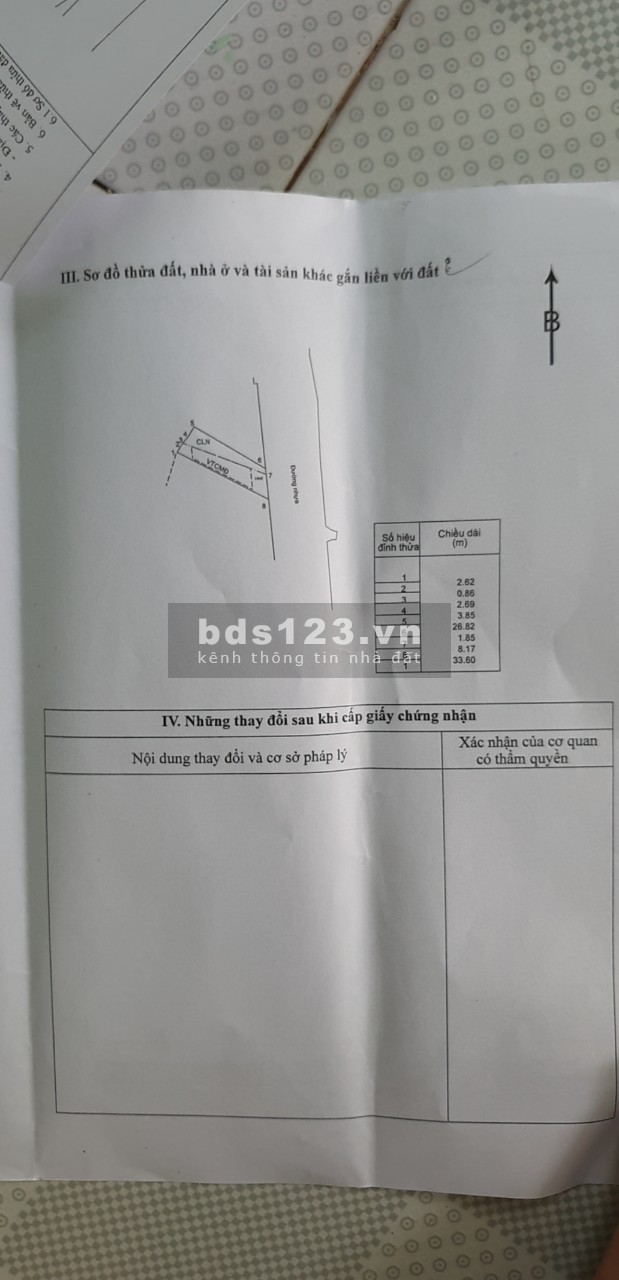 Chính chủ bán lô đất mặt tiền đường nhựa 765, xã Long Tân, huyện Đất Đỏ, BRVT