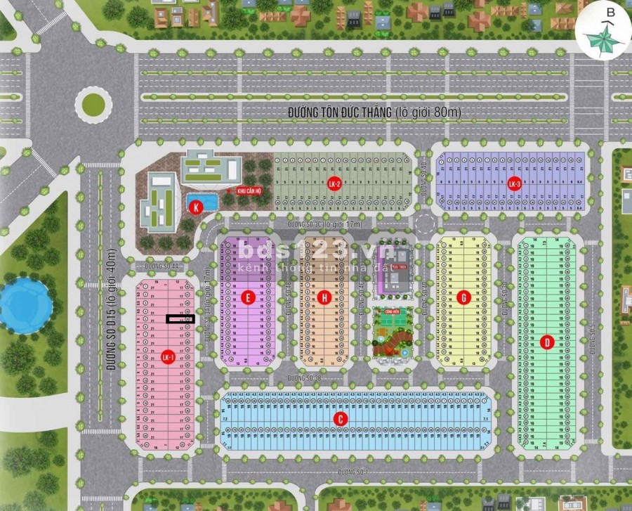 Đất Nhơn Trạch 85m2 hàng hot dự án The Centre House