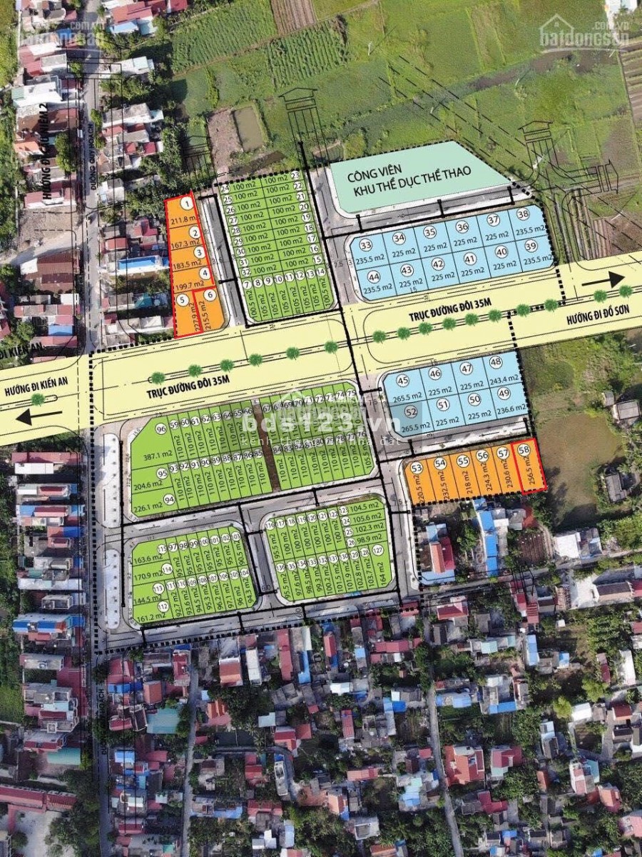 Cần chuyển nhượng lô đất đường Đa Phúc, Dương Kinh. Diện tích 167m2. Sổ đó chính chủ
