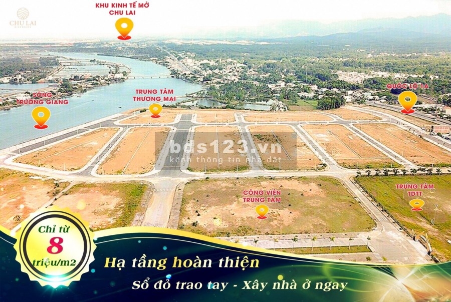 Dự án View sông Trường Giang - Chu Lai riverside chiết khấu 9.5%