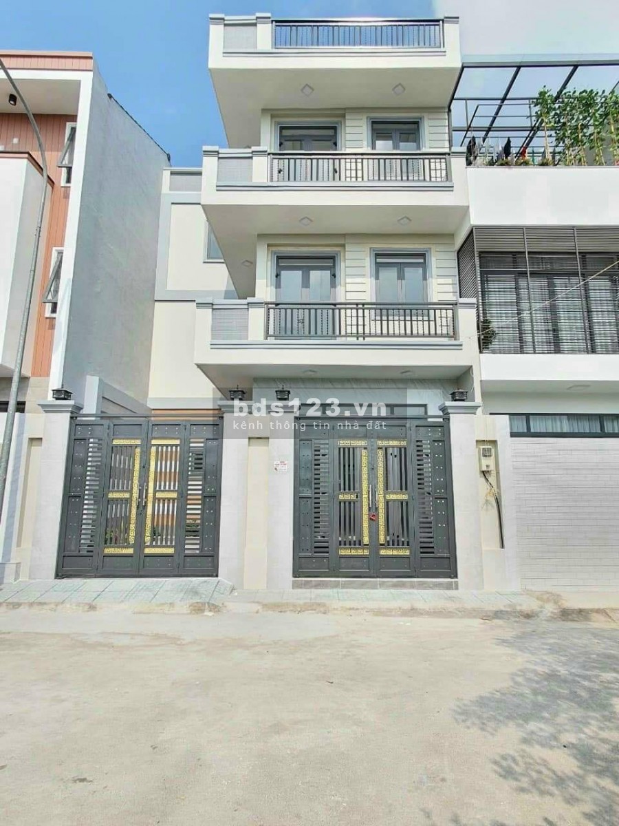 Bán Nhà 2 Lầu 96M2 Mới Xây.Đường 6M.Sổ Riêng Gần Cầu Bà Sáu Đường Nguyễn Hữu Thọ